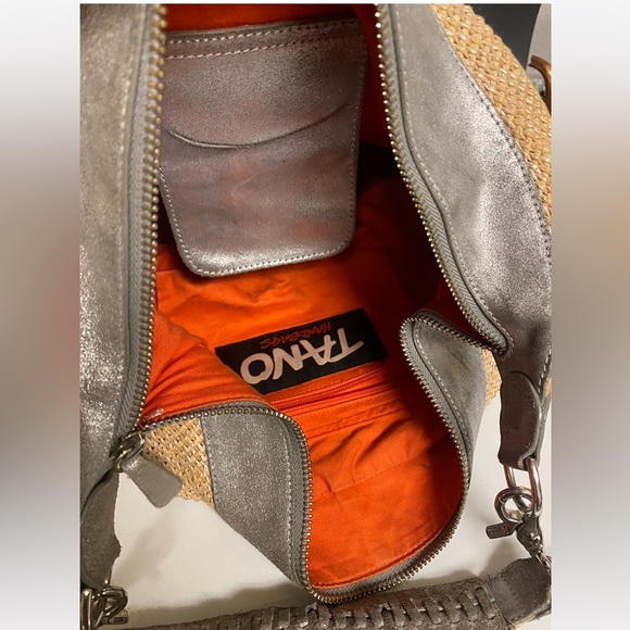 Anthropologie Tano Tan Woven Shoulder Bag Large Purse - Picture 9 of 17